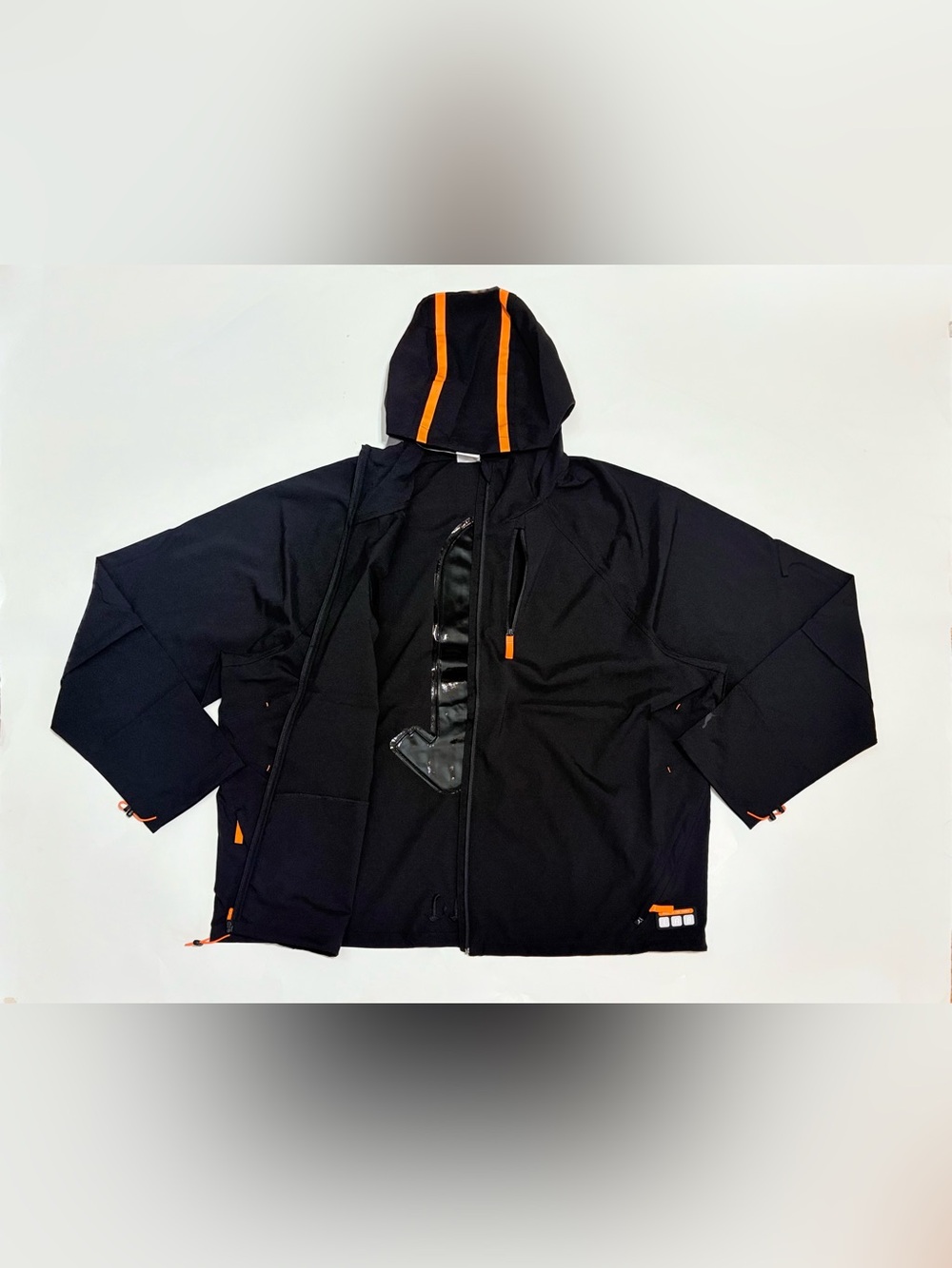 Puma x LaFrance Heem Era Men’s Full-Zip Jacket 632473-01 black orange accents